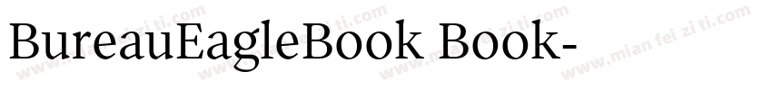BureauEagleBook Book字体转换